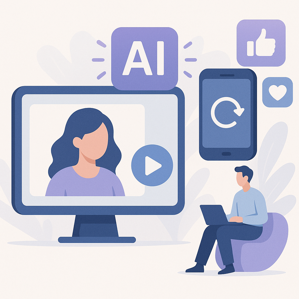 Illustration for Free AI Photo Animation Apps for Social Media Content