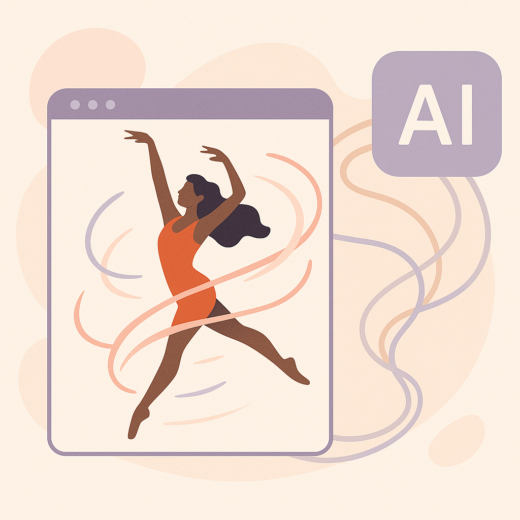 Illustration for Free AI Photo Effects for Movement and Dance