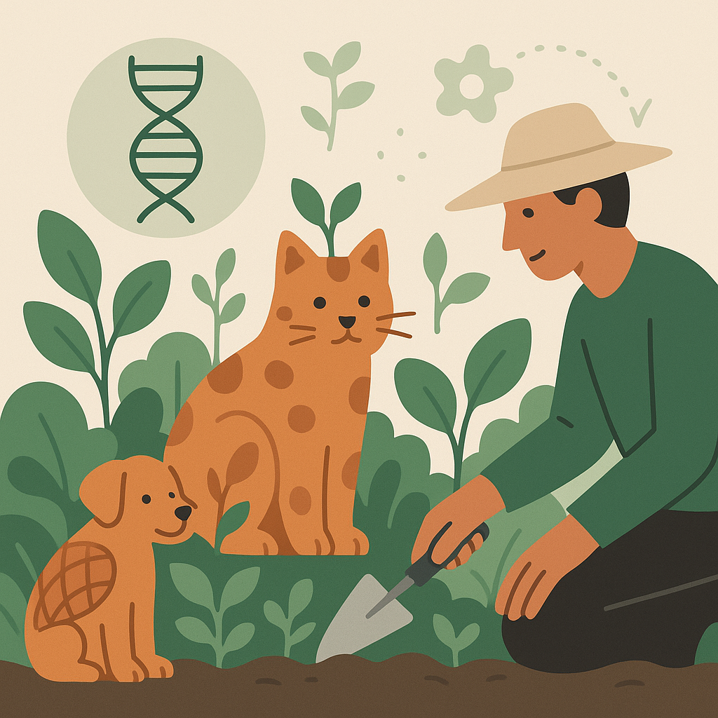Illustration for Pet Mutation Breeding and Care in the Garden